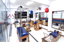 Sala de Pilates da Academia Paulo Menezes
